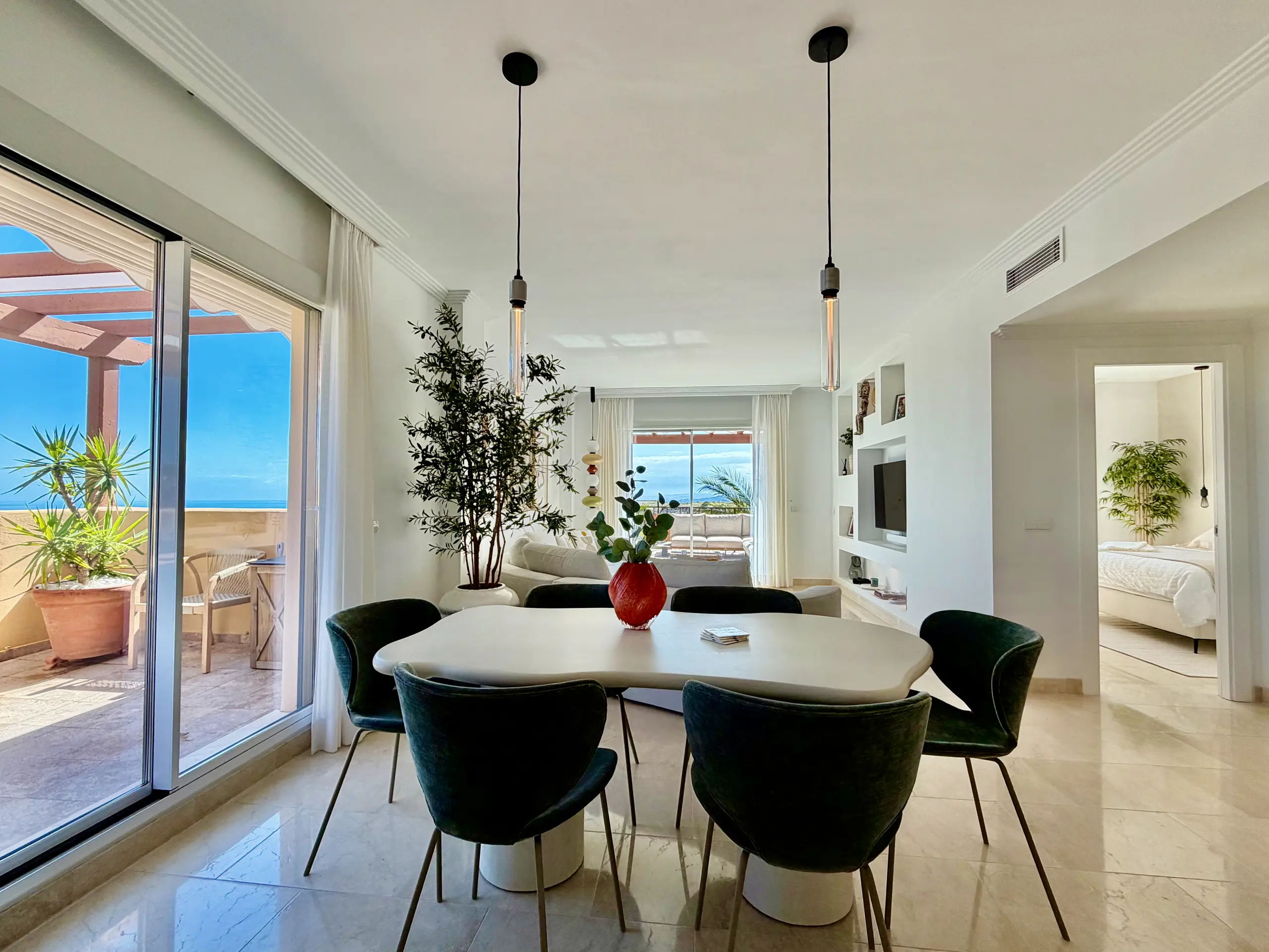 Dining and kitchen