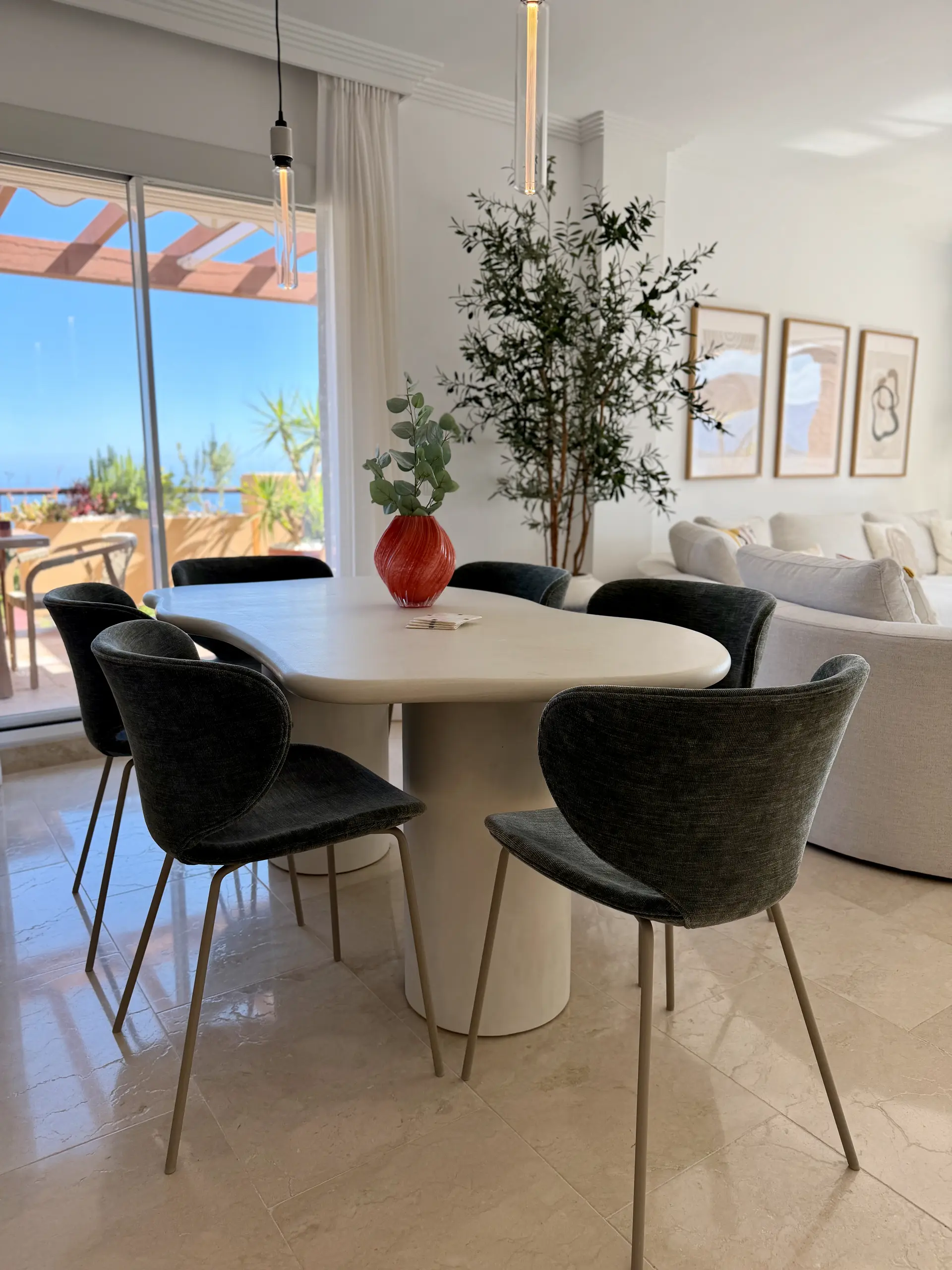Dining and kitchen