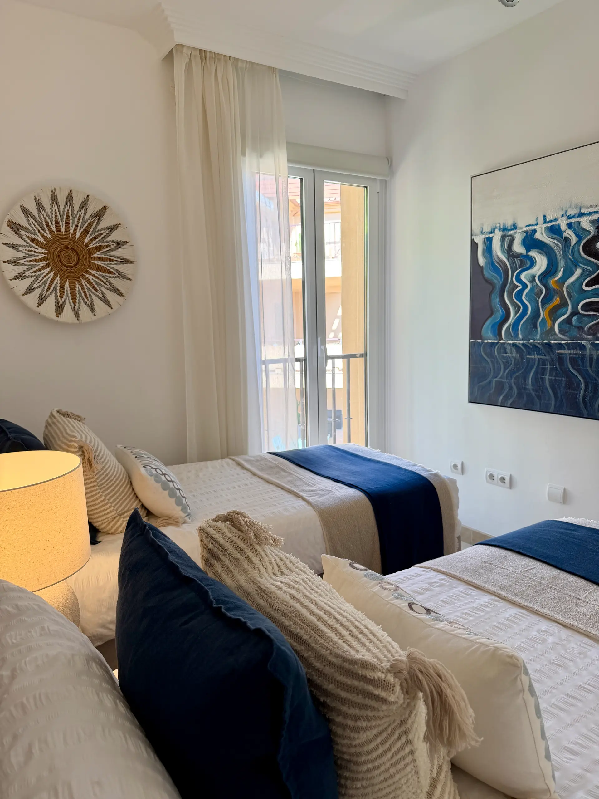 Bedroom and bathroom