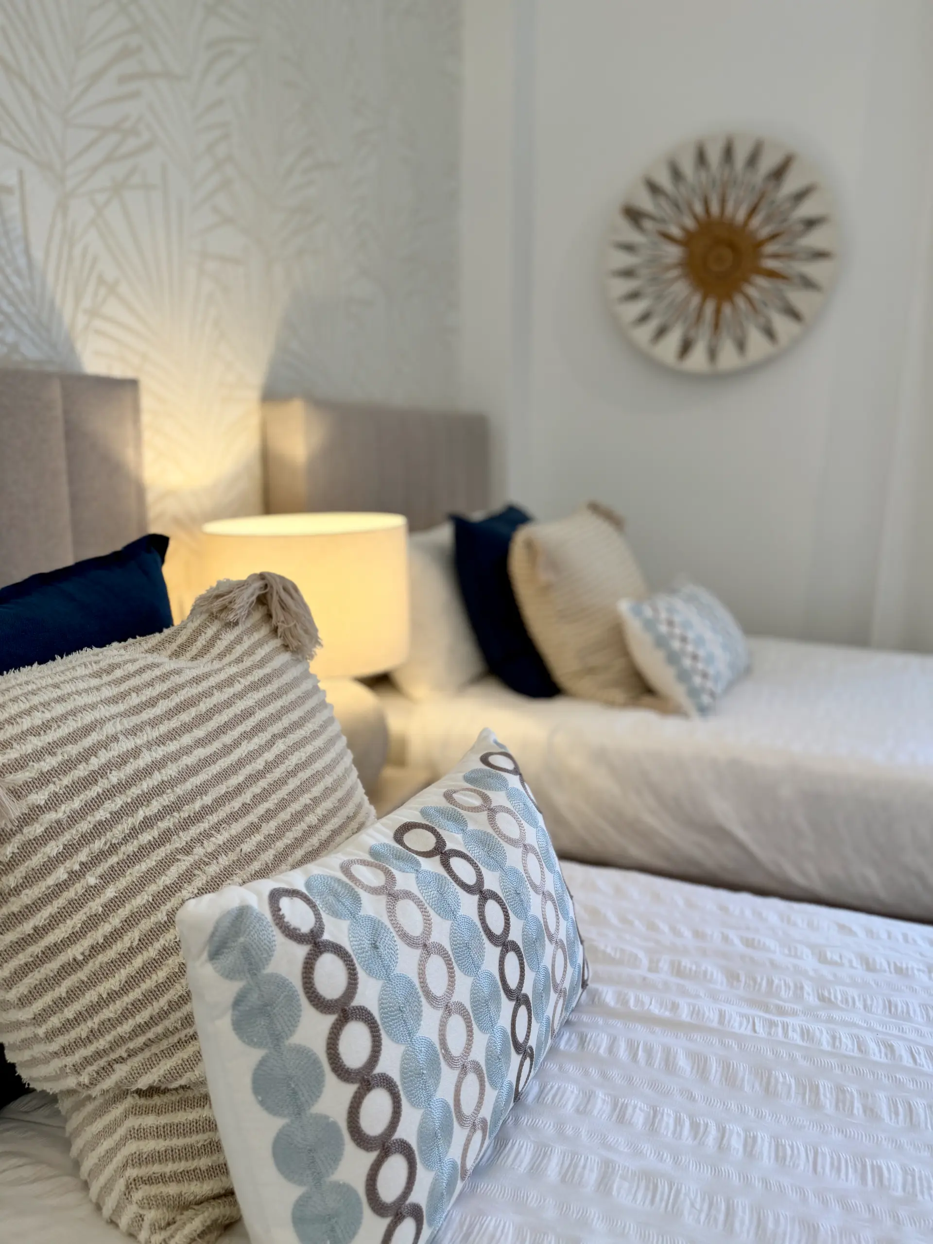 Bedroom and bathroom
