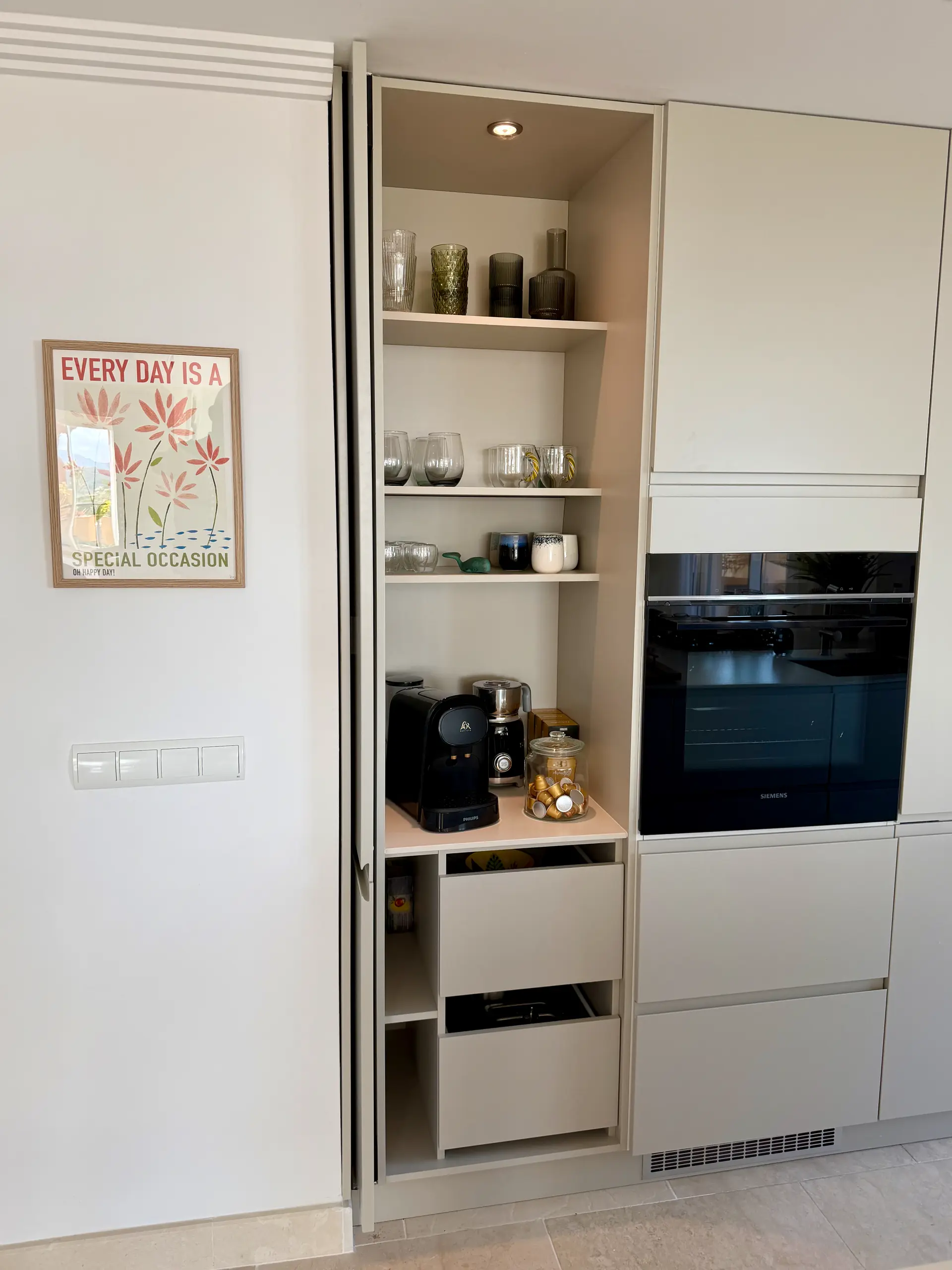 Dining and kitchen